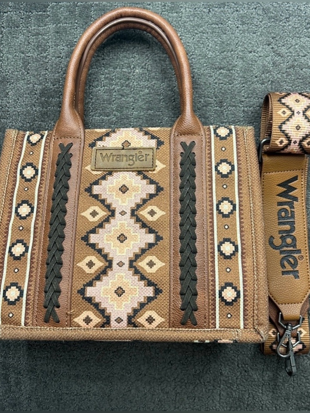 Wrangler Brown Tote Bag